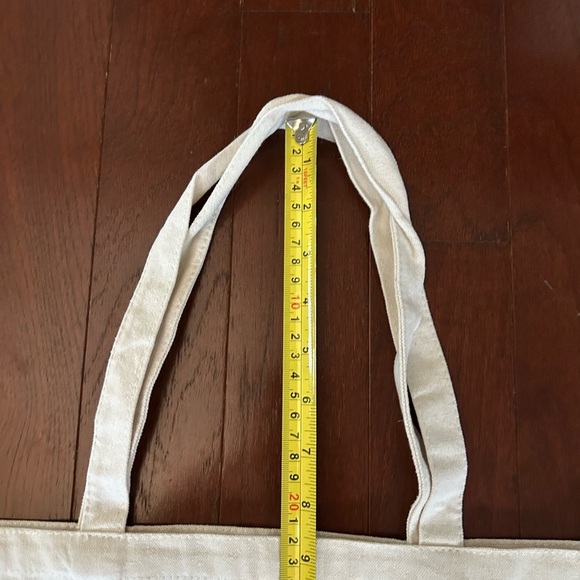 New Gorjana Canvas Bag  15” H x 14.5”W  Drop 9” Good thick canvas - Picture 5 of 6